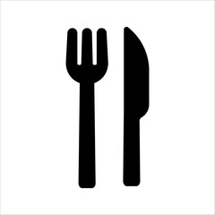 spoon and fork icon set. spoon, fork and knife icon vector. restaurant icon