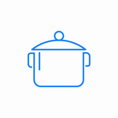 pot cooking icon sign vector