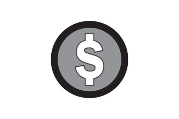 Money increase or decrease icon set. dollar decrease increase symbol. profit and lose signs.
