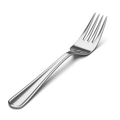 Fork in Front of White Background