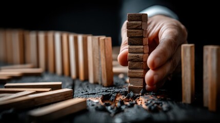 Emotional resilience scoring for investors depicted through visual icons representing strength and endurance in finance