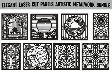 Elegant Laser Cut Panel Bundle