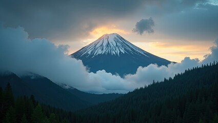 mount hood at sunrise