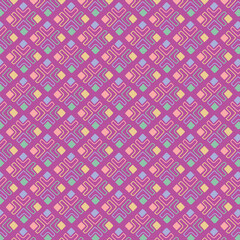 pastel color tribal vector seamless pattern with doodle elements. aztec fancy abstract geometric art print. ethnic hipster background. hand drawn. Wallpaper, cloth design, fabric, tissue, textile