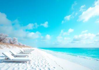 white sand beach