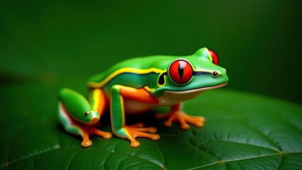red eyed tree frog