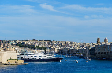 Architecture of La Valetta in Malta