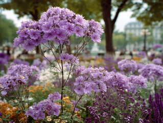 Obraz premium town garden