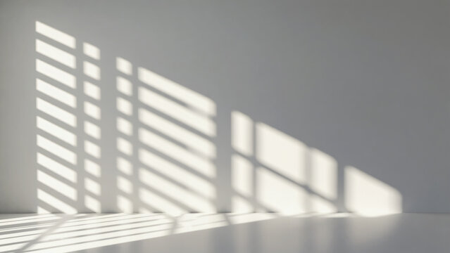 A simple white room with a window and plain white walls, ideal for background or minimalist scenes