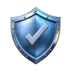 Checkmark shield symbolizing security and trust for digital protection and safety measures in various applications