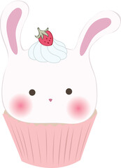 컵케이크_토끼 © minjin