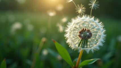 Dandelion Sunshine Close up Picture