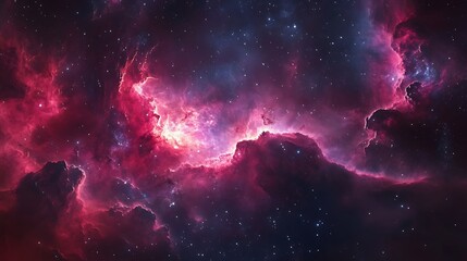 Fototapeta premium Fantasy galaxy background. Glowing universe with bright stars. Fantasy milky way. Futuristic night sky deep space wallpaper. 