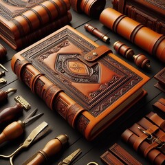 Covers books in supple leather bindings
