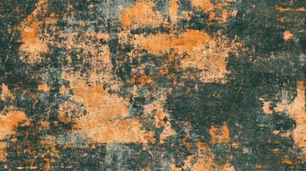 Obraz premium Abstract textured surface with orange and grey tones.