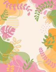 Design banner frame background .Colorful poster background.