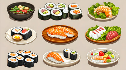 Sushi and Sashimi Combo Platter