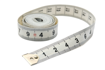 measuring tape isolated on white background