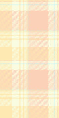 Perfection texture seamless background, nyc tartan pattern vector. Decor plaid check fabric textile in light and moccasin colors.