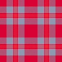 Vibrant red and grey plaid pattern.  Perfect for textile design, backgrounds, or fashion projects. This seamless texture offers a bold, classic feel with a modern twist.