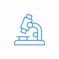 microscope lab equipment icon sign vector
