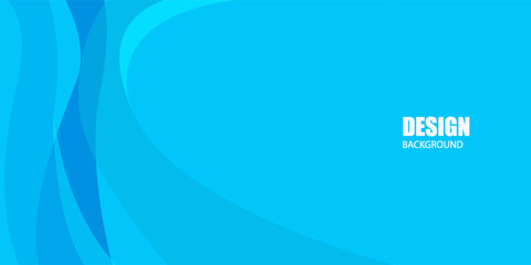 Abstract blue background templates design