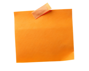 yellow note paper