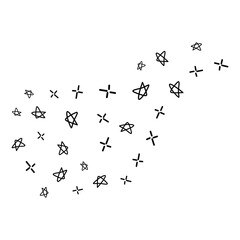 Stars Doodle Pattern