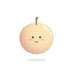 Cute Longan Characters Expressing Emotions in Fun Cartoon Style