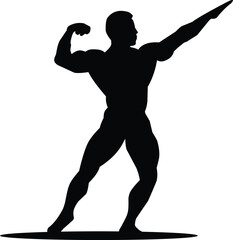 Silhouette Bodybuilder