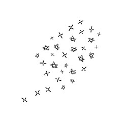 Stars Doodle Pattern