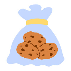 cookies isolated on white background