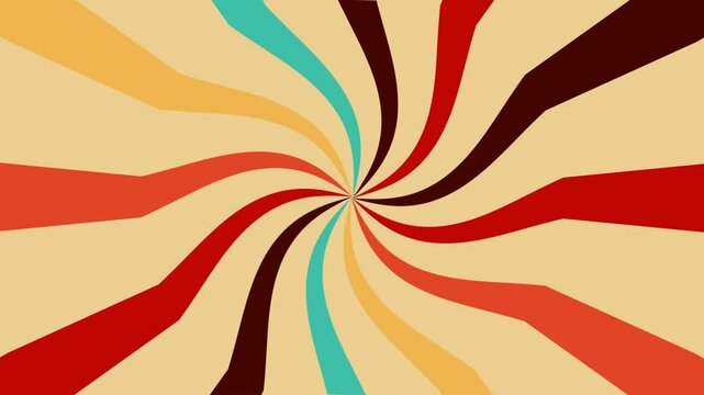 Retro color flash back Video Background