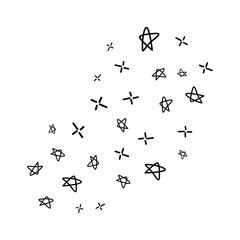 Stars Doodle Pattern