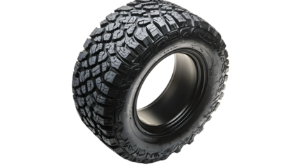 Professional Good Year Winter Tire on White Background for Automotive Industry Marketing