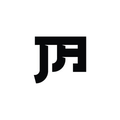 JA monogram logo design letter text name symbol monochrome logotype alphabet character simple logo