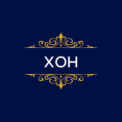 XOH Letter Initial Logo Design Template Vector Illustration