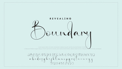 Photography signature logo with Font Calligraphy Logotype Script Font Type Font lettering handwritten with camera icon design