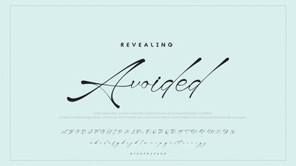 Obraz premium Photography signature logo with Font Calligraphy Logotype Script Font Type Font lettering handwritten with camera icon design