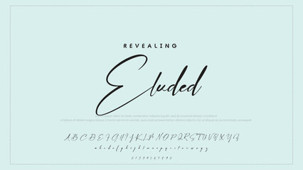 Photography signature logo with Font Calligraphy Logotype Script Font Type Font lettering handwritten with camera icon design