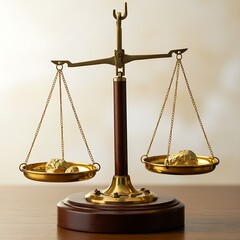 Scales for weighing gold