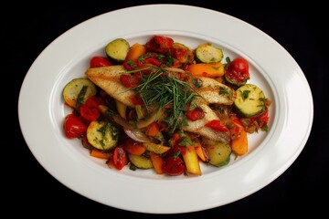 Fish with veggies