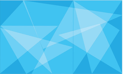 Abstract blue background with trigonal shape 