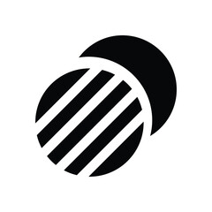 opacity glyph icon. Strong and solid vector icon for websites, mobile interfaces, presentations, and visual branding. High quality and easy to edit.