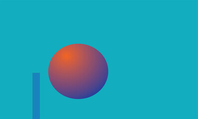 easter egg on a blue background