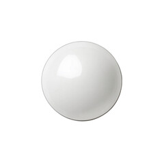 White Cream or Lotion Drop Isolated on White Background