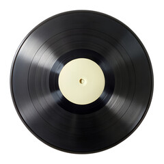 Obraz premium vinyl record isolated on white