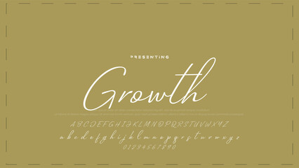 Hand drawn vector alphabet. Modern monoline signature script font. Elegant Signature Font. Best Alphabet Beautiful Calligraphy Signature Font