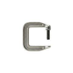 silver metal C-clamp