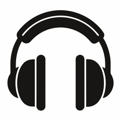 headphones on white background